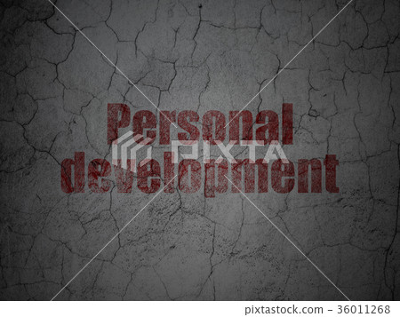 Studying concept: Personal Development on grunge 36011268