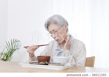 Aged dysphagia image swallowing painful 36011393