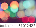 Blurred image of lights. Blur lights. Light bokeh. 36012427