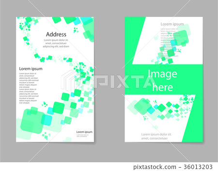 Abstract composition, business card set, box block Abstract composition, business card set, box block 36013203