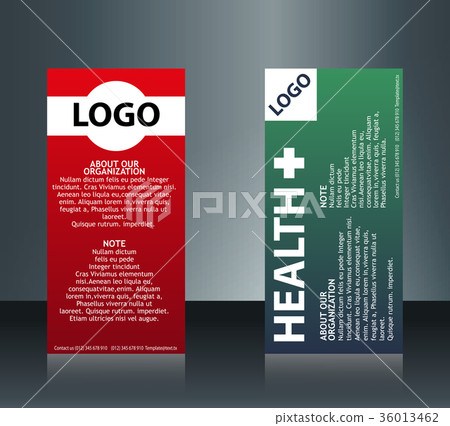 collection of 2 abstract medical business cards or collection of 2 abstract medical business cards or 36013462