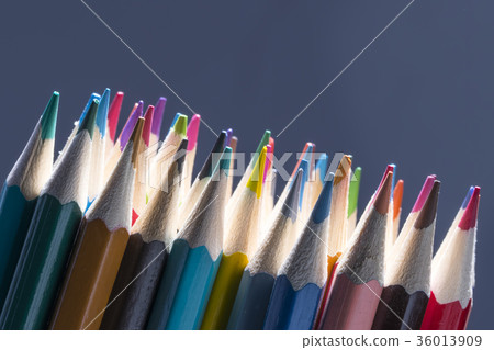 Color pencils close-up Color pencils close-up 36013909