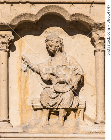 Notre Dame de Paris Cathedral (Details). France 36014747