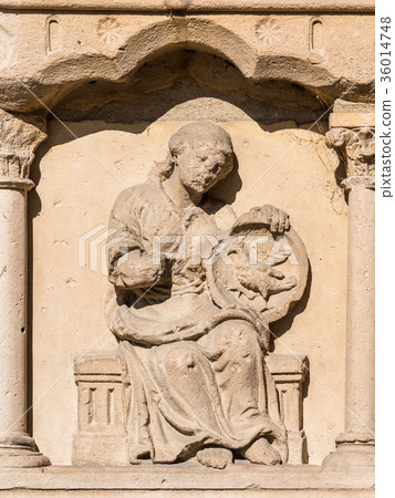 Notre Dame de Paris Cathedral (Details). France 36014748