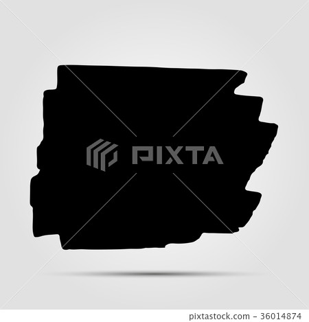 Modern hand drawn ink grunge textures. Template 36014874