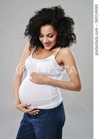 Pregnant woman portrait Pregnant woman portrait 36014999