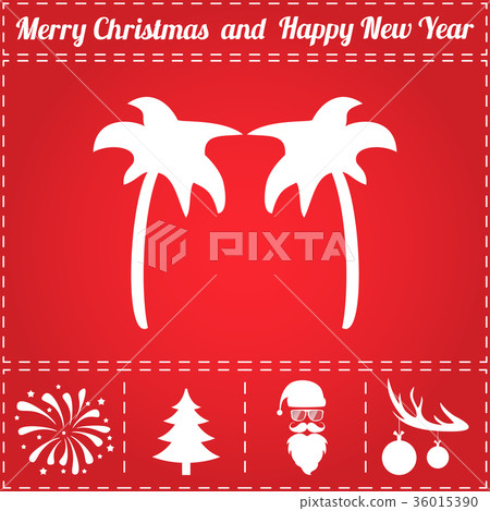 Palm tree Icon Vector 36015390