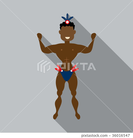 Brazilian samba dancers. Vector carnival mens Brazilian samba dancers. Vector carnival mens 36016547