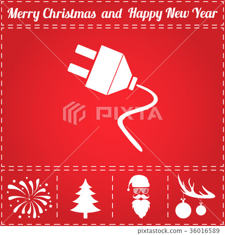 Plug Icon Vector 36016589