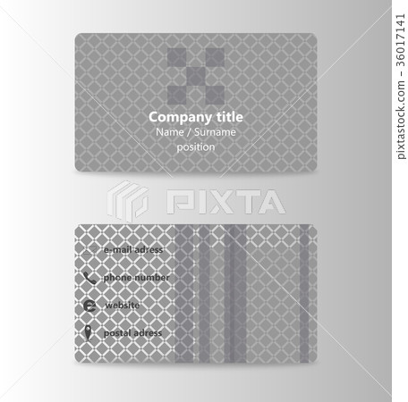 Vector modern creative and trending business card Vector modern creative and trending business card 36017141