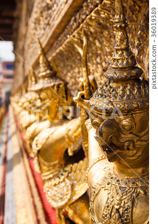 Golden Garuda of Wat Phra Kaew at Bangkok,  36019389