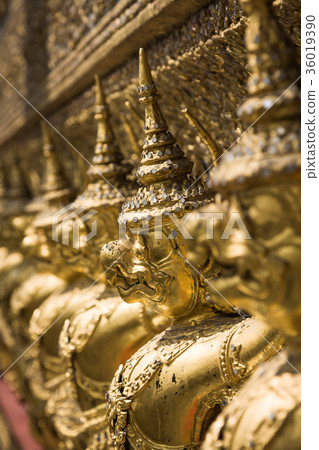 Golden Garuda of Wat Phra Kaew at Bangkok, Golden Garuda of Wat Phra Kaew at Bangkok, 36019390