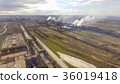 Aerial view of industrial steel plant. Aerial 36019418
