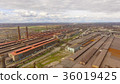 Aerial view of industrial steel plant. Aerial 36019425