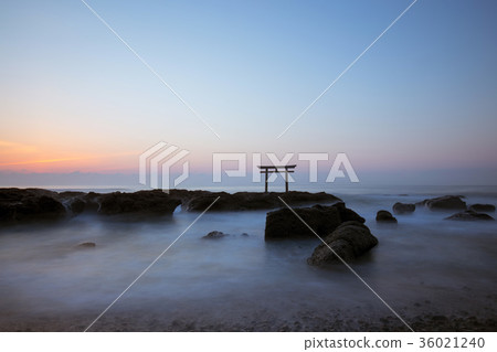 Torii of Kamiso of Oarai Iso Majin Shrine Torii of Kamiso of Oarai Iso Majin Shrine 36021240