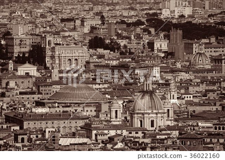 Rome city panoramic view 36022160