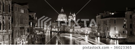 Venice Grand Canal viewed at night Venice Grand Canal viewed at night 36023365