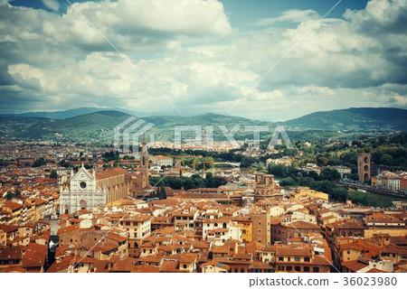 Florence skyline view rooftop 36023980