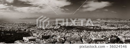 Athens skyline from Mt Lykavitos panorama Athens skyline from Mt Lykavitos panorama 36024546