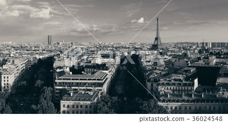 Paris rooftop view Paris rooftop view 36024548
