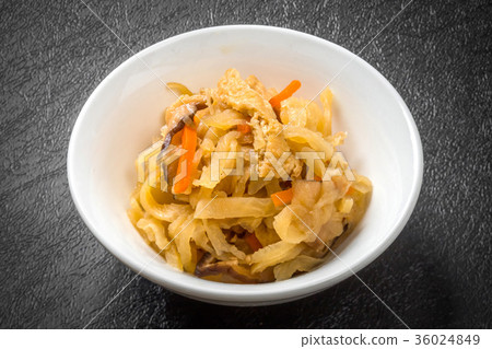 Simmered dried daikon simmered daikon strips radish 36024849