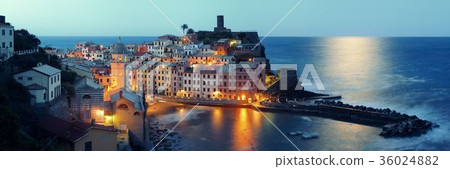 Vernazza at night in Cinque Terre 36024882