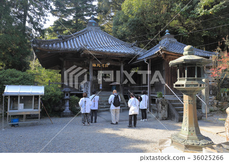 四國Reijo第18號方坯“Onsanji寺”Daishido和母親大廳，朝聖 36025266