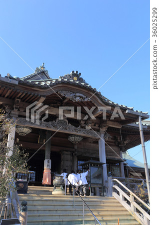 Shikoku Reijo No. 19 billet "Tachieji" main hall and pilgrimage 36025299