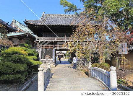 Shikoku Reijo No. 19 billet "Tachieji Temple" Innomon and pilgrimage 36025302