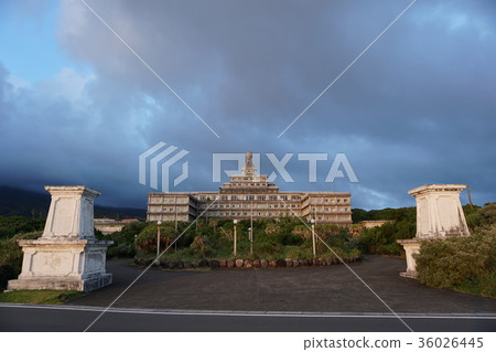 Huge abandoned hotel in Hachijojima 36026445