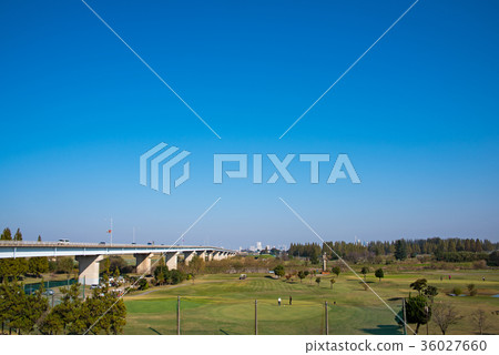 從Sakaihara到埼玉新市中心的防洪橋 36027660