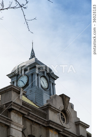 Taiwan Hsinchu Railway Station Ancient Ruins Wooden Building Inner Bay Line Six-Home Line Tourism European-style Construction Vehicles Railway Departure Car Mass Transportation 36028183