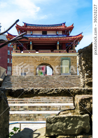 台灣 風景 古蹟 建築 新竹 城門 迎曦門 竹塹城 淡水廳城 清朝 城池 雍正 道光 旅遊 休閒娛樂 36028227