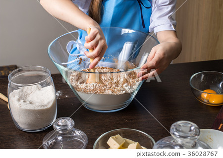 Homemade bakery making, gingerbread cookies Homemade bakery making, gingerbread cookies 36028767