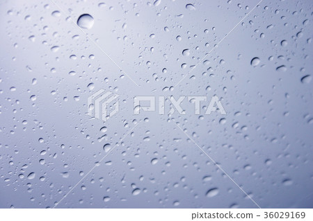 Water Droplets on Glass 36029169