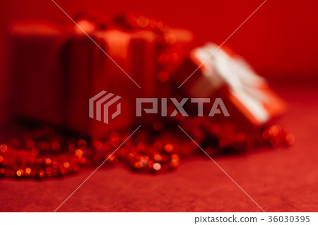 romantic holiday gift red defocused background 36030395