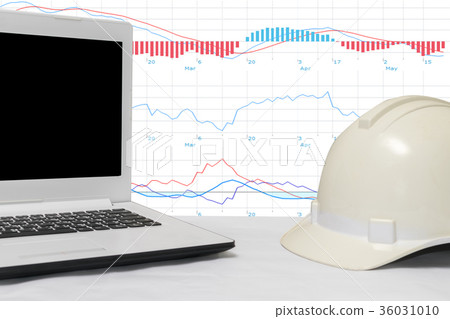 Engineers hats and laptop computers Engineers hats and laptop computers 36031010