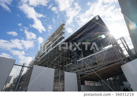 Image of Kanazawa Hakkei Station under construction for seaside line extension November 2017 36031219