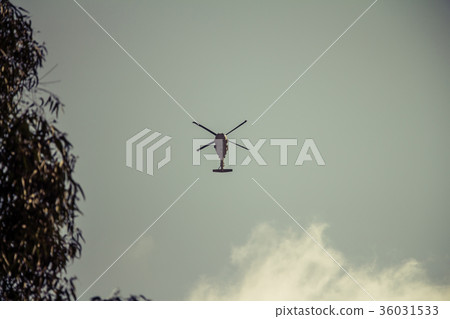 Israeli military UH-60 Blackhawk helicopter flying 36031533