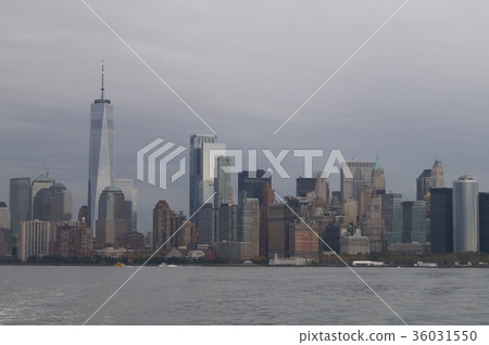 在紐約曼哈頓下城的建築物 在紐約曼哈頓下城的建築物 36031550