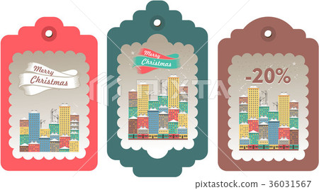 set of christmas tags set of christmas tags 36031567