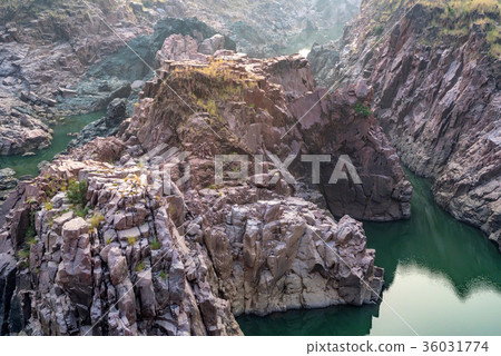 Beautiful Indian landscape in Gharial Sanctuary 36031774