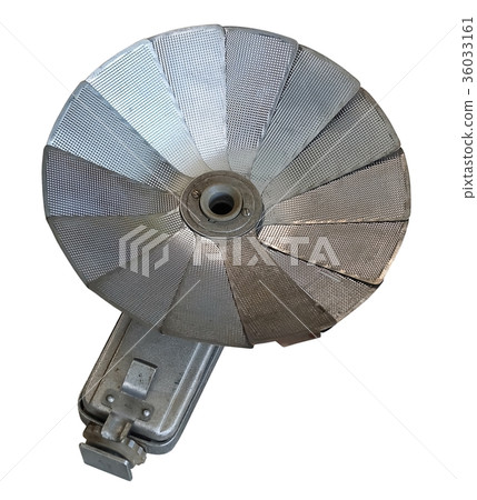 Old Retro Camera Flash on White Background 36033161