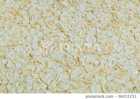 Rolled Oat or Oat Flakes Textured Background Rolled Oat or Oat Flakes Textured Background 36033251