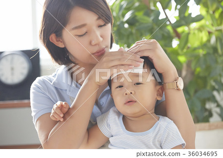 The child who got a fever and the nursery teacher The child who got a fever and the nursery teacher 36034695