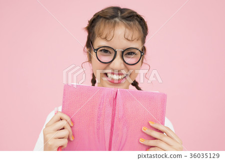 A woman watching a notebook 36035129