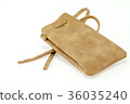 Suede leather bag with Flat rope 36035240