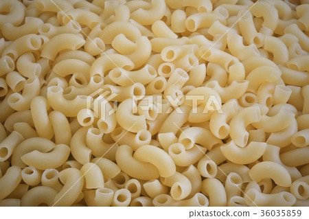 Background of Elbow Macaroni or Gomiti Pasta 36035859