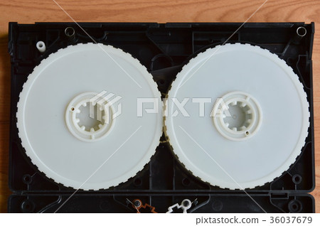 video tape recorder separate parts on table 36037679