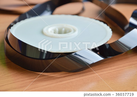 video tape recorder reel on table 36037719